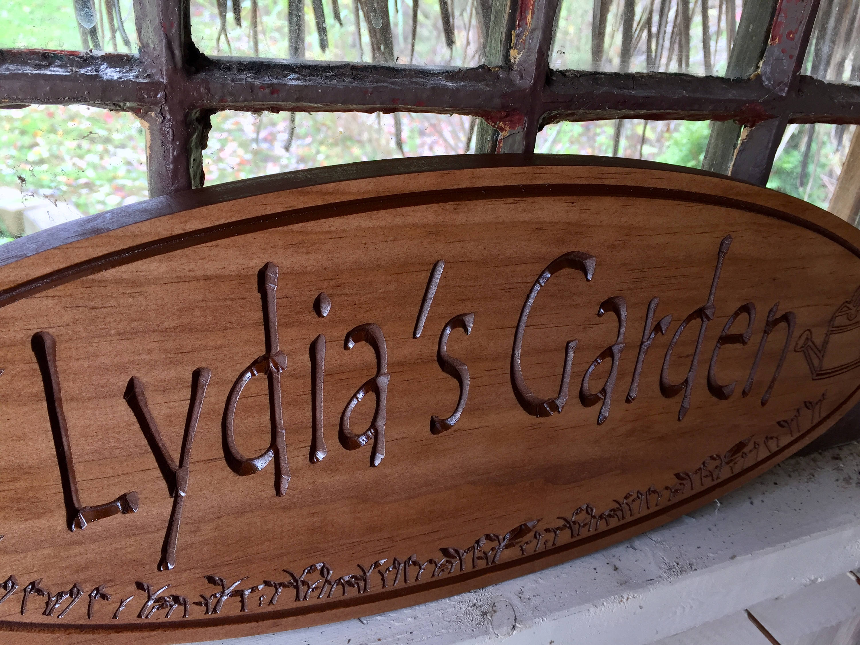 Custom Wood Sign for Garden, Personalizable gift, Welcome Sign, New Home gift, Greenhouse she shed Signs, Mothers Day Gift
