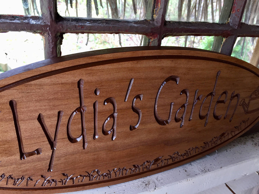 Custom Wood Sign for Garden, Personalizable gift, Welcome Sign, New Home gift, Greenhouse she shed Signs, Mothers Day Gift