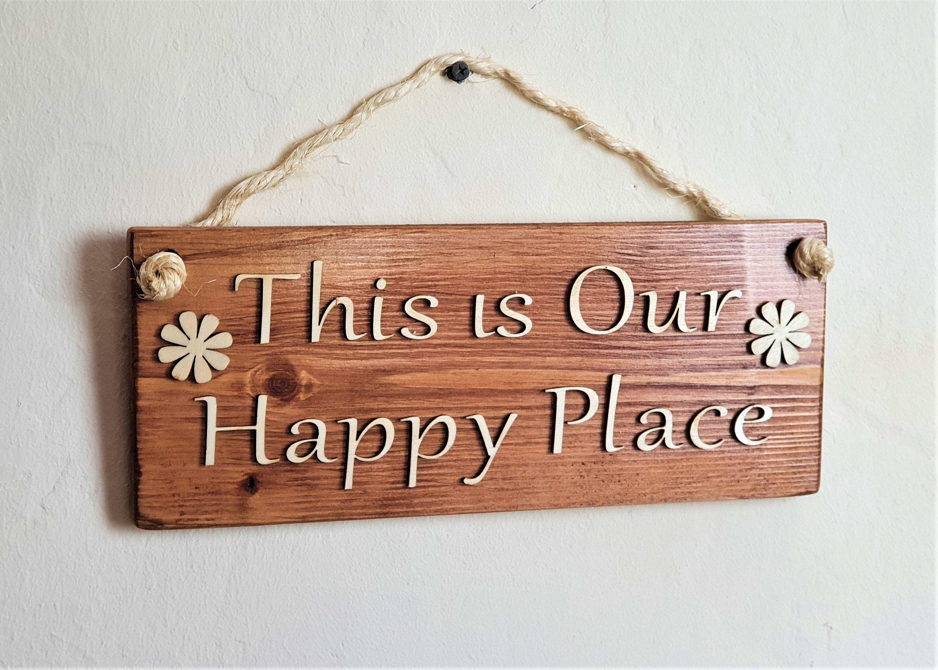 Personalised Garden Sign, House Sign, Garden Decor, House Name Sign, Business Sign, plaque, Solid Wood, Garden ornament, Personalised Gift