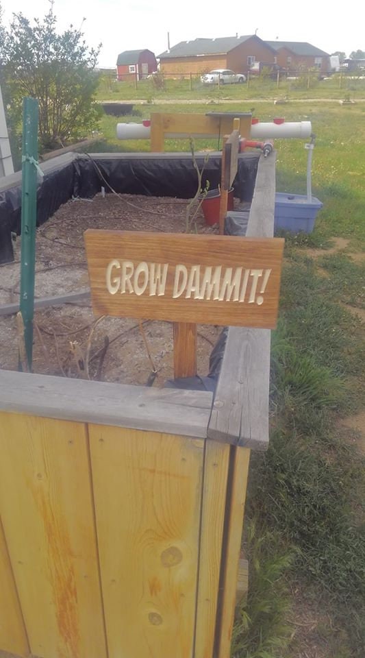 Wooden Garden Sign, Custom Garden Planter, Raised Garden Bed Decor, Personalized Outdoor Sign, Grandmas Garden Art, Custom Wood Planter Sign