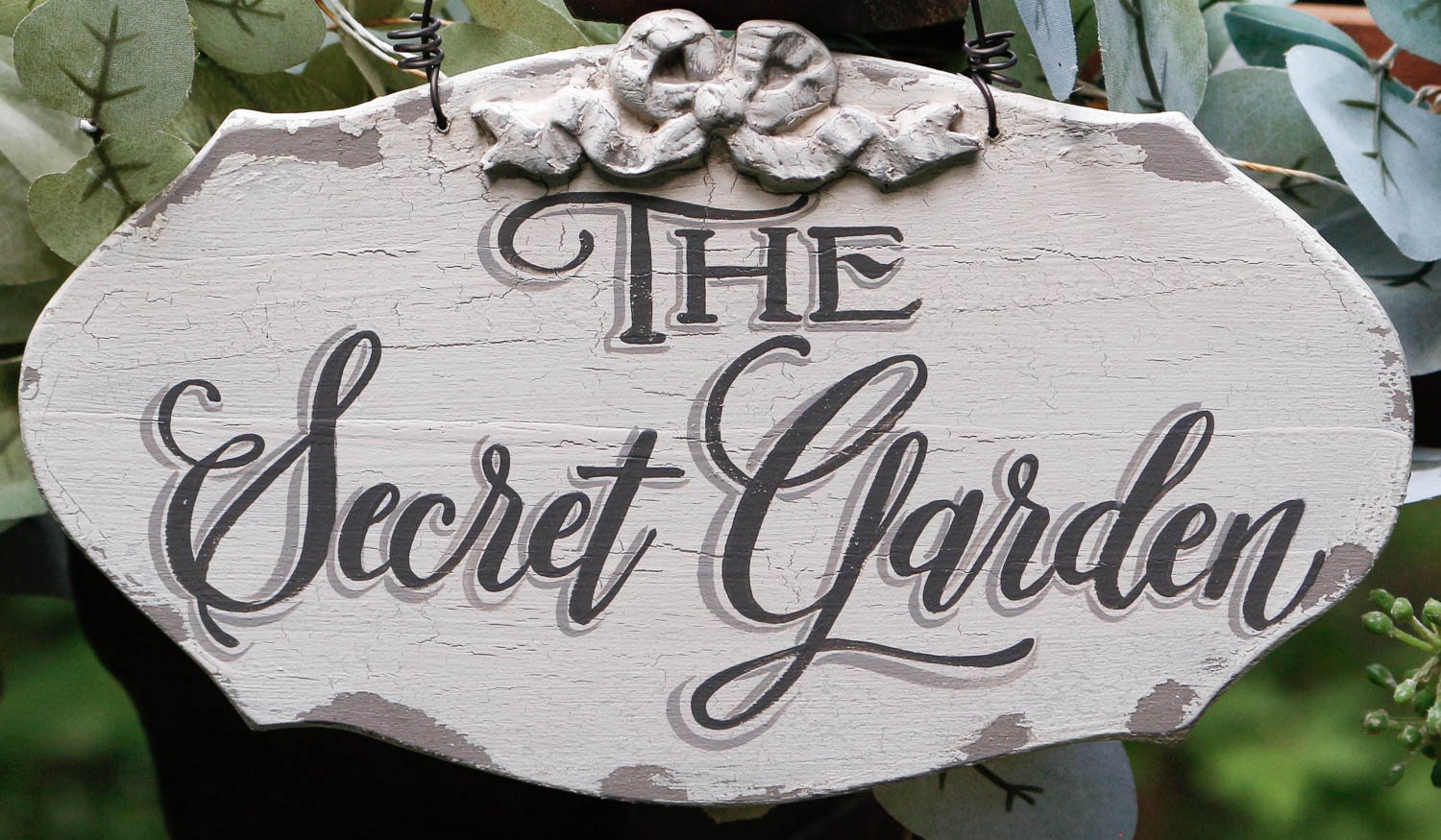 Secret Garden SIGN-Personalized Garden Sign-Rustic Garden Wood Sign-Custom Garden Sign-Vintage Garden Sign-Vintage Garden Decor