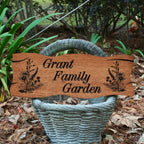Garden Sign - Carved Wood Sign - Herb Garden - Customized Sign - Personalized Gift - Wood Sign - Vegetable Garden