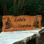 Garden Sign - Carved Wood Sign - Herb Garden - Customized Sign - Personalized Gift - Wood Sign - Vegetable Garden