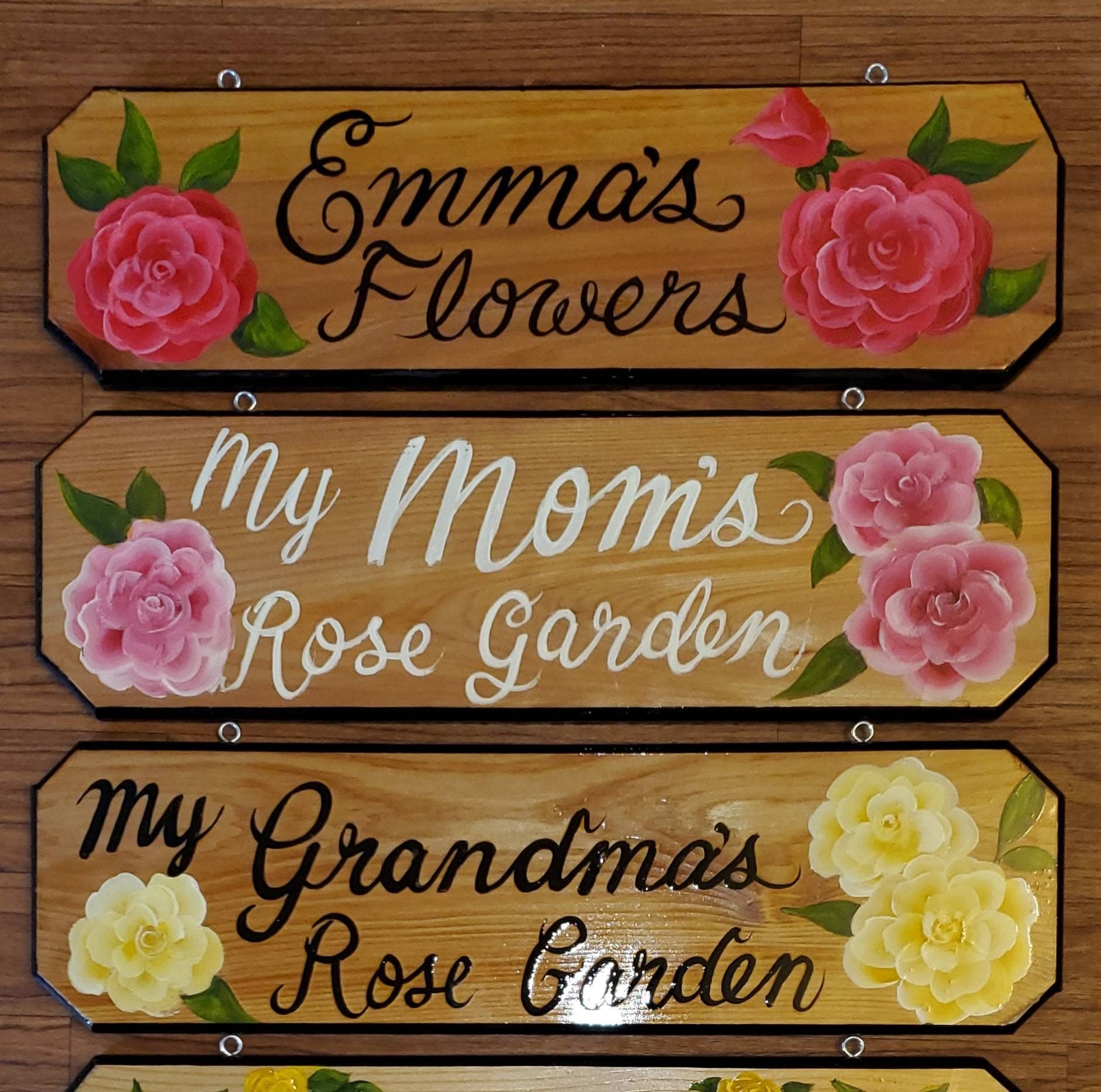 Sunflower Garden Sign Custom carved Garden Signs Personalized Garden Signs Carved wood Signs