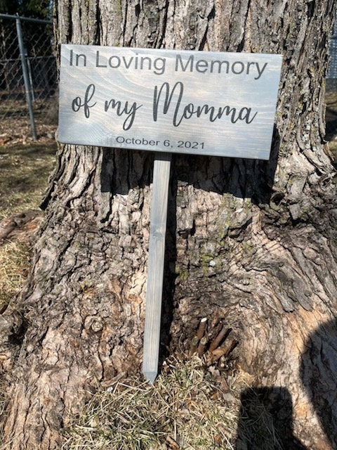 Wood Yard Stake | Your Words Here | Personalized Garden Stake | Flower Pot Sign | Gardener Gift Mom and Dad | Garden Decor