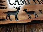 Custom Wooden Signs, Large Outdoor Sign, Rot Resistant Wood, Nature Inspired Cabin and Camp Sign, Rustic design, Wildlife Lodge Plaque