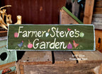 custom wood sign,garden sign personalized,garden sign wood,gift for gardeners,family name custom sign,children's garden sign,Moms garden