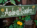 outdoor sign for home,outdoor sign personalize,family name sign personalized,custom garden sign,garden gift for mom,children's garden sign