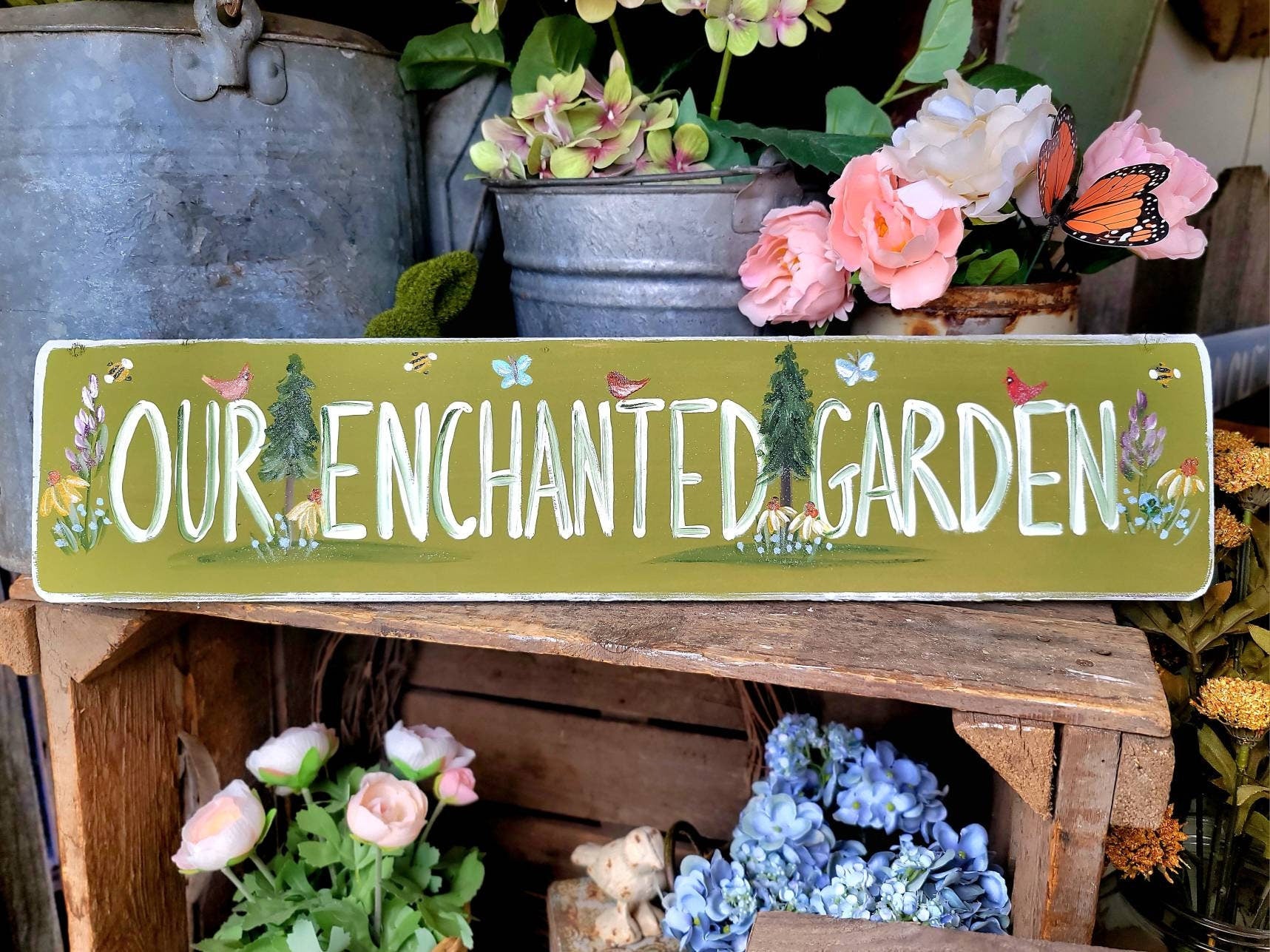 outdoor sign for home,outdoor sign personalize,family name sign personalized,custom garden sign,garden gift for mom,children's garden sign