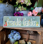 garden gift,custom yard sign,custom wood plaque,garden sign,personalized gifts,outdoor wood sign,birthday gift,custom wood sign for outdoor