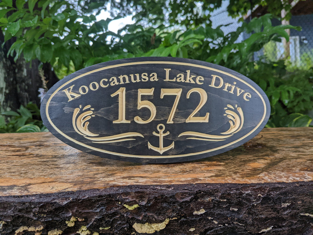 Custom Wood Signs, Outdoor Wooden Sign, Personalized Sign, Carved Wood Signs, Wooden Name Signs, Camping Signs, Address Sign