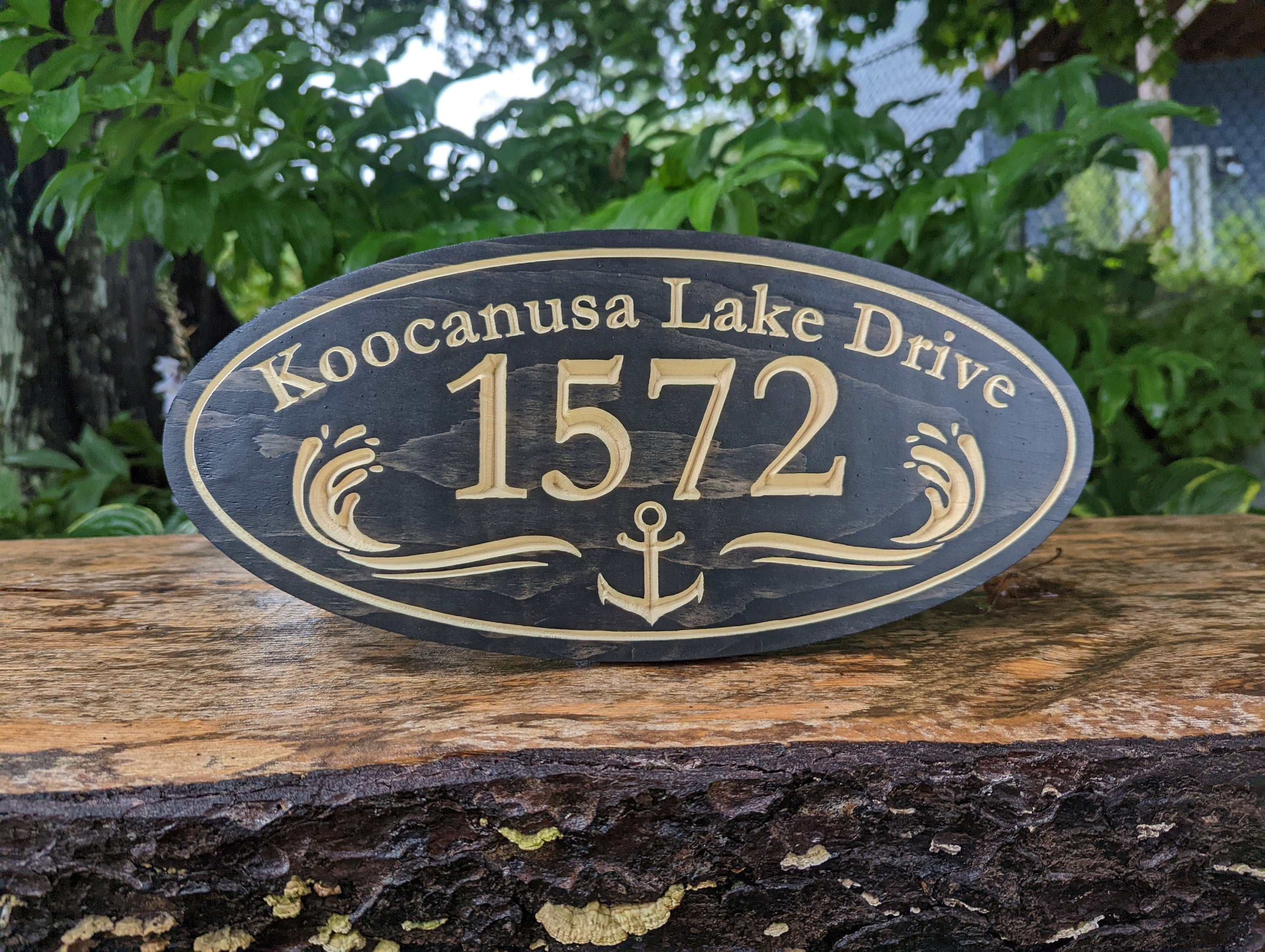 Custom Wood Signs, Outdoor Wooden Sign, Personalized Sign, Carved Wood Signs, Wooden Name Signs, Camping Signs, Address Sign
