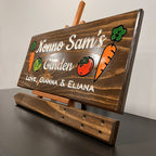 Custom Garden Sign with Stake included, Personalized Garden Marker, Vegetable Stake Sign, Yard and Patio Decor, Father's Day Gift