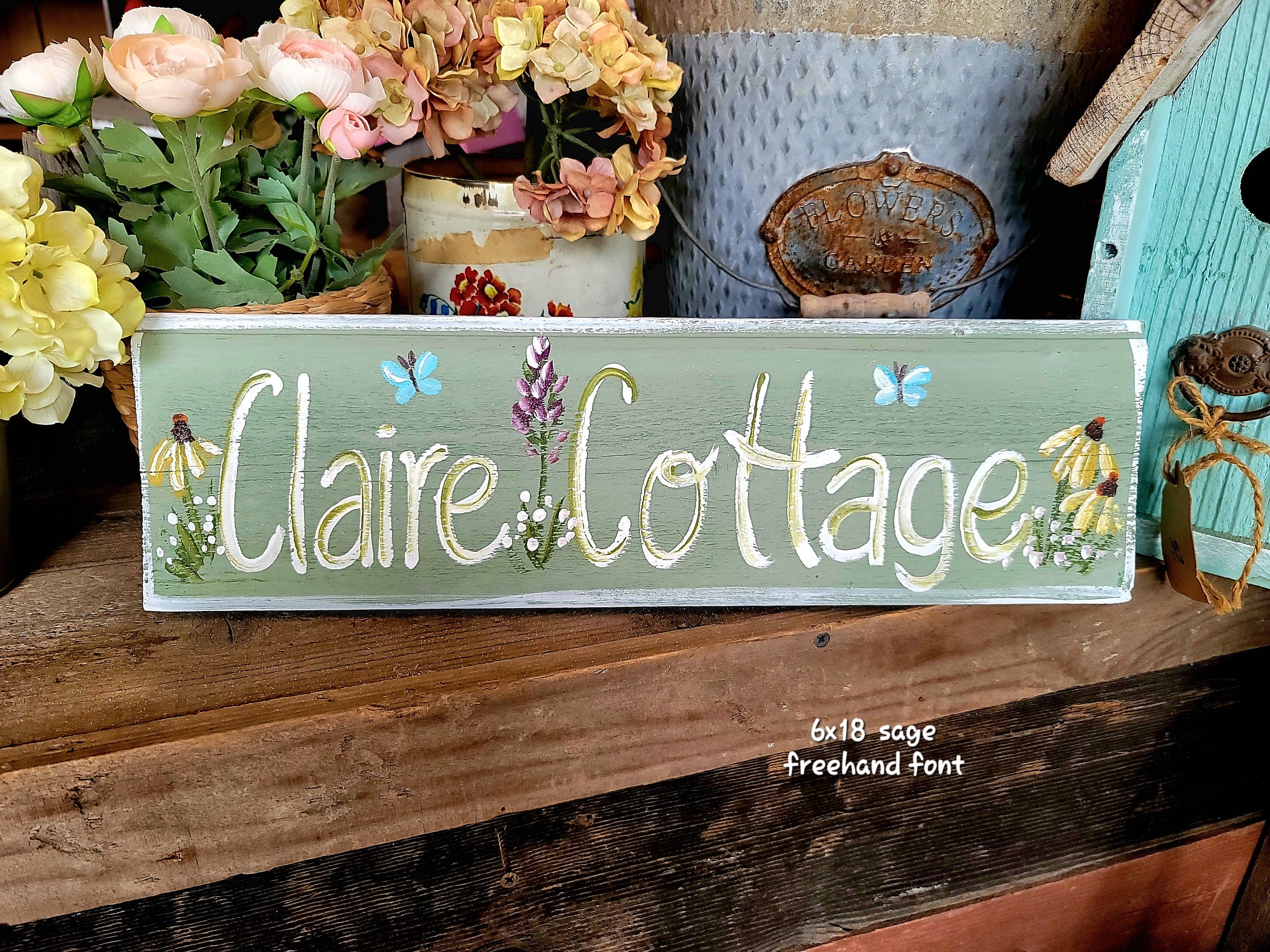 custom wood sign,garden sign personalized,wooden wall art,gardening gift for mom,outdoor sign,garden sign,birthday gift,personalized sign