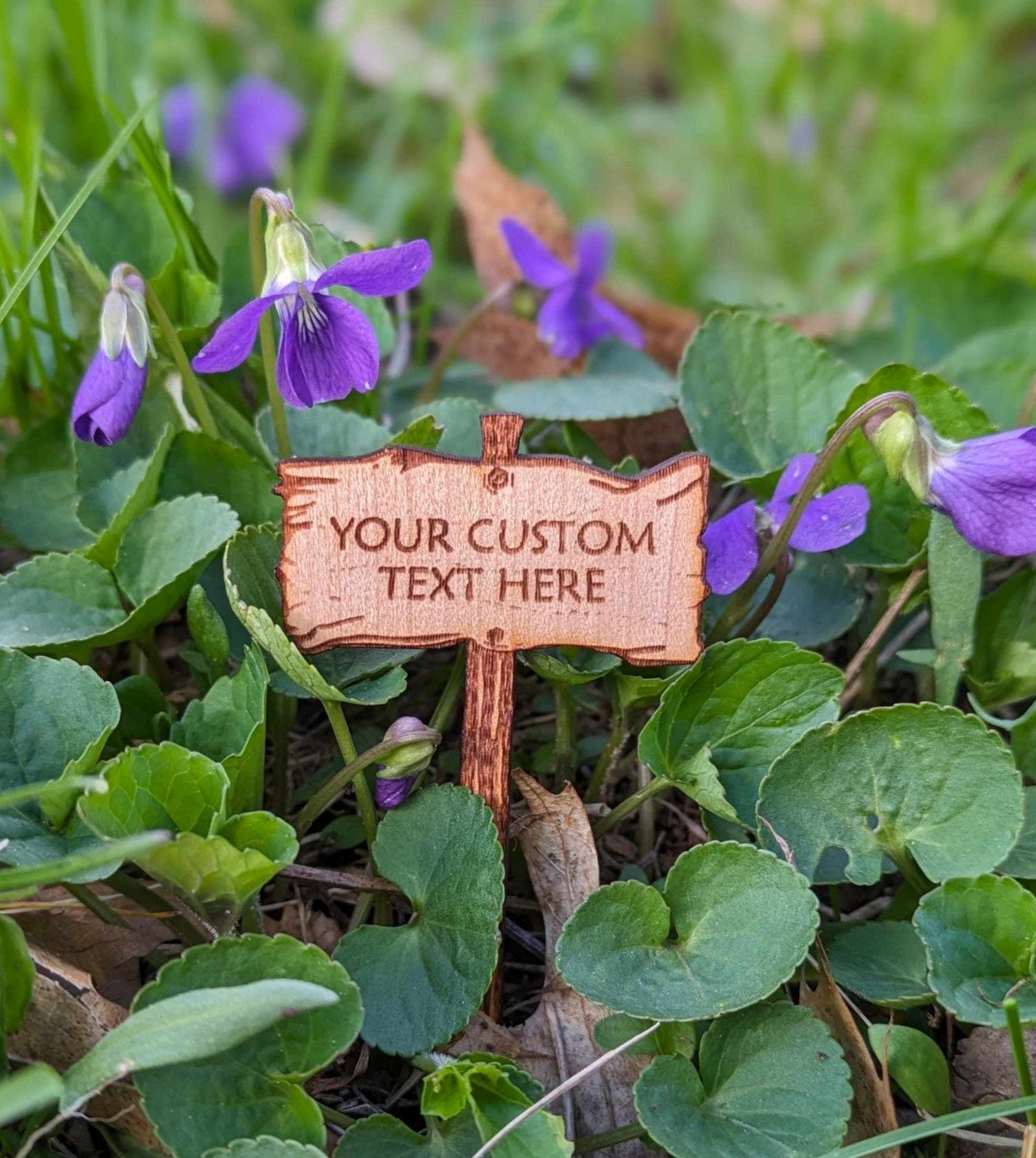 Gift For Plant Lover | Custom Sign For House Plant | Small Garden Signs