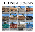 Custom Wood Signs, Outdoor Wooden Sign, Personalized Sign, Carved Wood Signs, Wooden Name Signs, Camping Signs, Address Sign