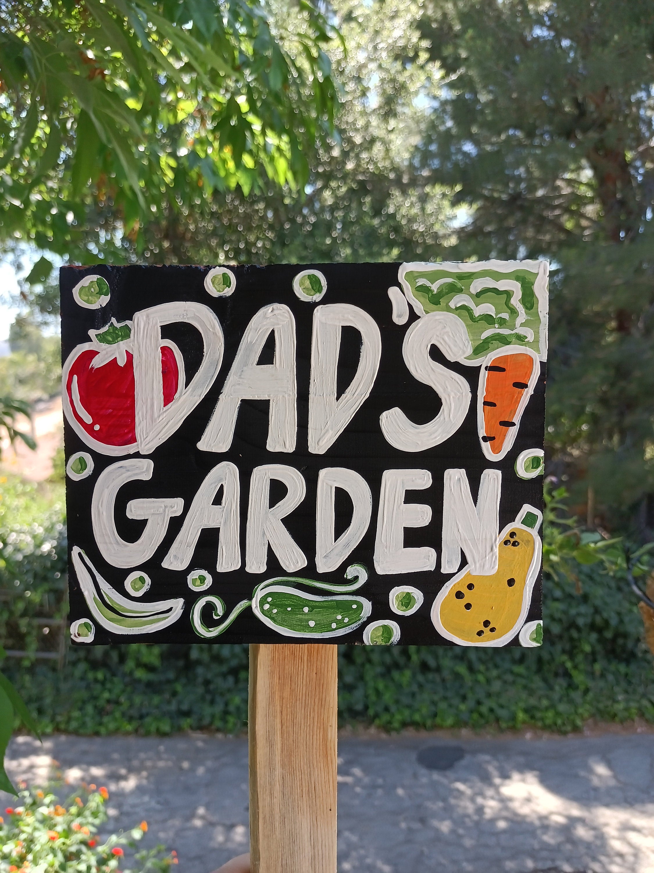 Personalized Vegetable Garden Sign, Custom Name Wood Garden Sign, Garden Gift
