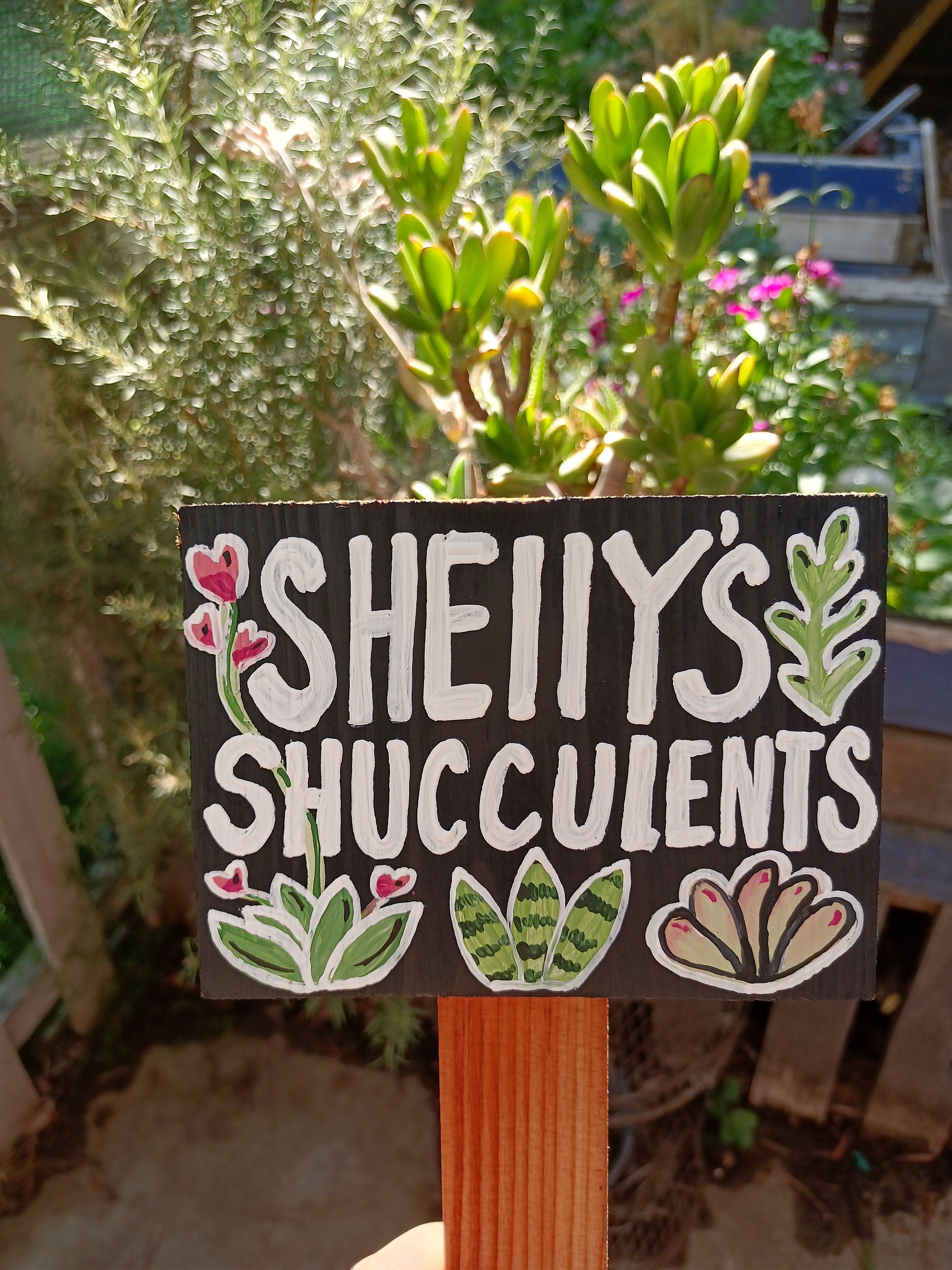 Personalized Vegetable Garden Sign, Custom Name Wood Garden Sign, Garden Gift