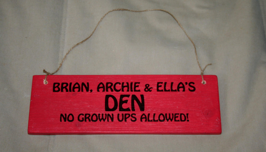 Handmade Personalised Sign Wooden Custom Message Bithday Dad Daddy Grandad Taid Name Words Outdoor Garden Shed Rescue Upcycle 8438549477700