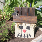 Handmade Reclaimed Wood Scarecrow Décor