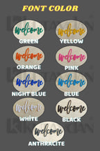 Floral Welcome Sign – Ideal Gift for Home Entry