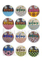 Floral Welcome Sign – Ideal Gift for Home Entry