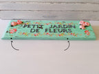 Chippy Milk Painted French Garden Sign