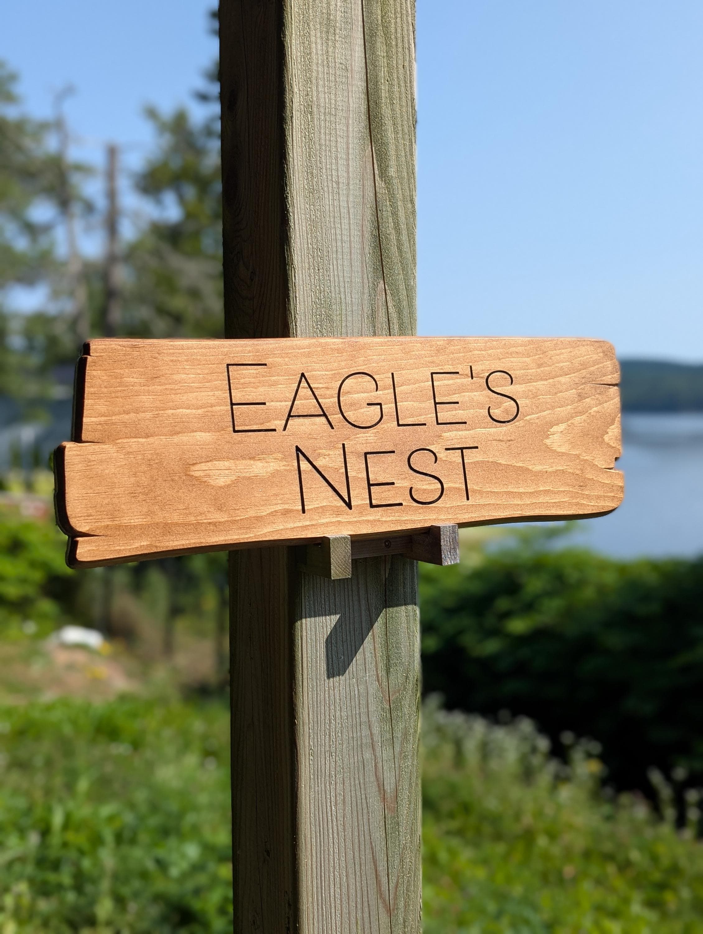 Personalized rustic carved outdoor sign, perfect for Home, Ranch, Cabin, Cottage, Street, Garden, Patio or Summer Camps