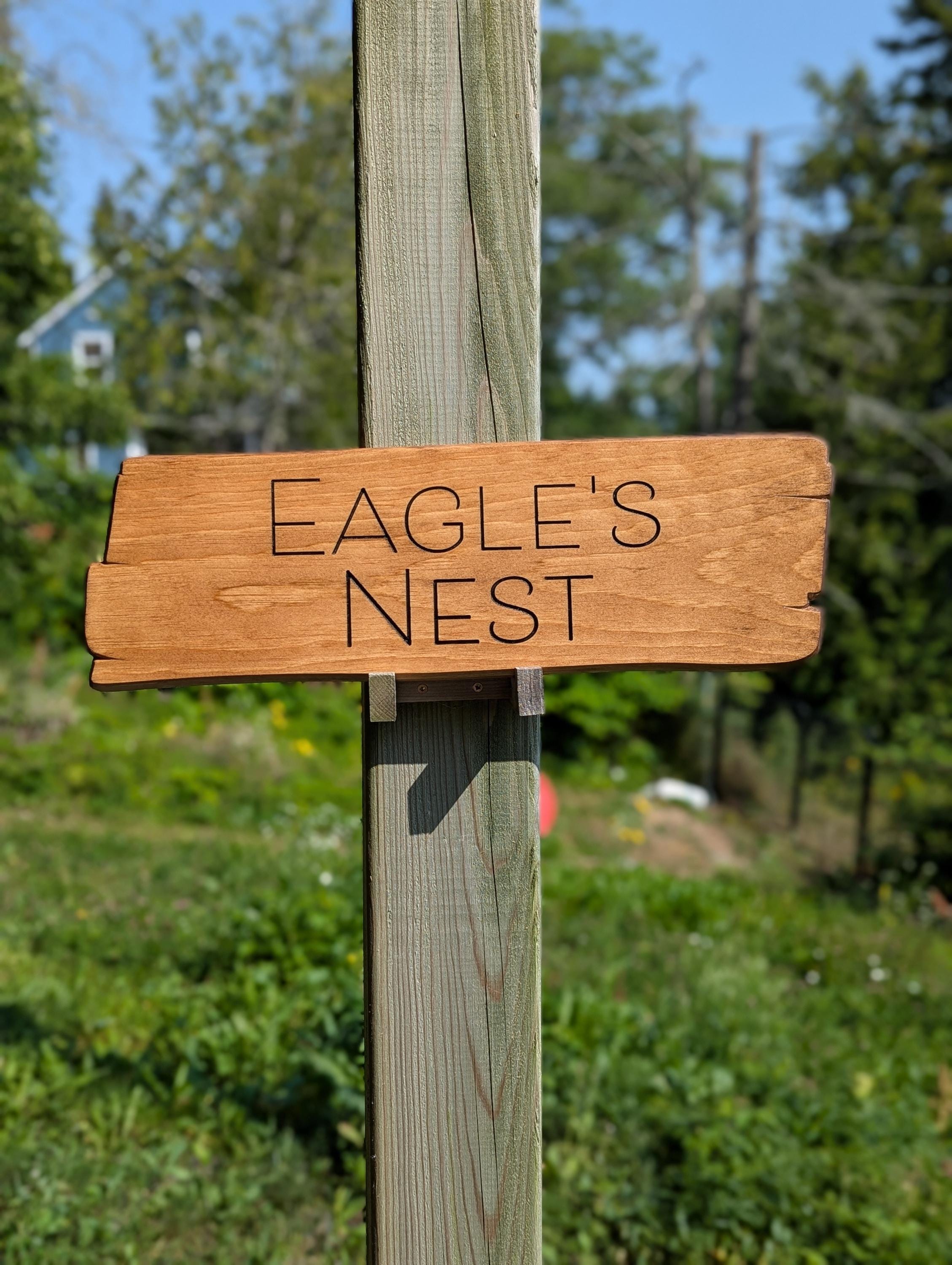 Personalized rustic carved outdoor sign, perfect for Home, Ranch, Cabin, Cottage, Street, Garden, Patio or Summer Camps