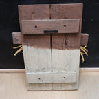 Handmade Reclaimed Wood Scarecrow Décor