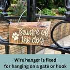 Beware of the Dog sign