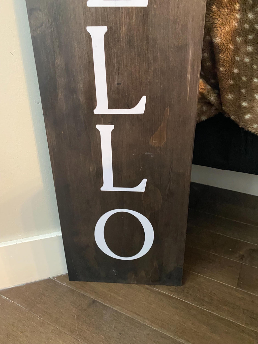 Rustic Welcome Porch Sign & Door Hanger