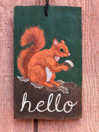 Hand Painted Welcome Sign