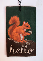 Hand Painted Welcome Sign