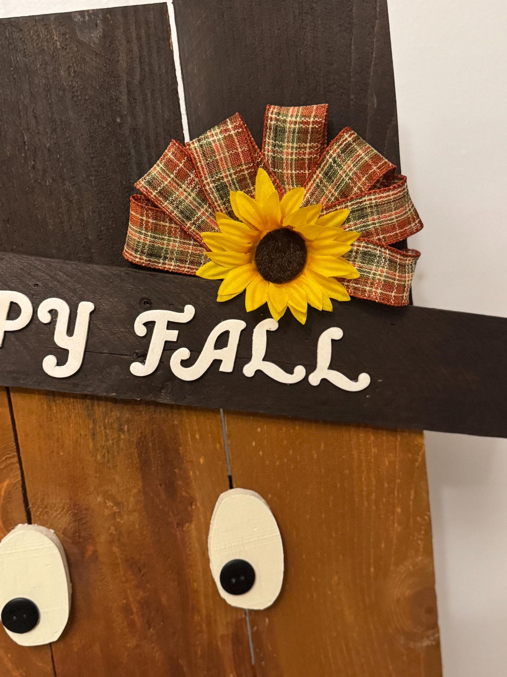 Reversible Snowman & Scarecrow Sign