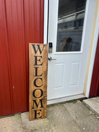 Custom Hand-Painted Wood Porch Sign