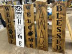 Custom Hand-Painted Wood Porch Sign