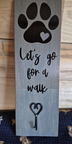 let's go for a walk sign