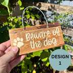 Beware of the Dog sign