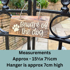 Beware of the Dog sign