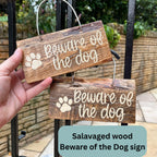 Beware of the Dog sign