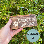 Beware of the Dog sign