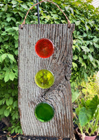 Decorative Barn Wood - Wine Bottle Bottoms