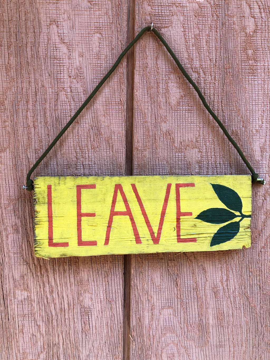 Hand Painted front door porch humorous