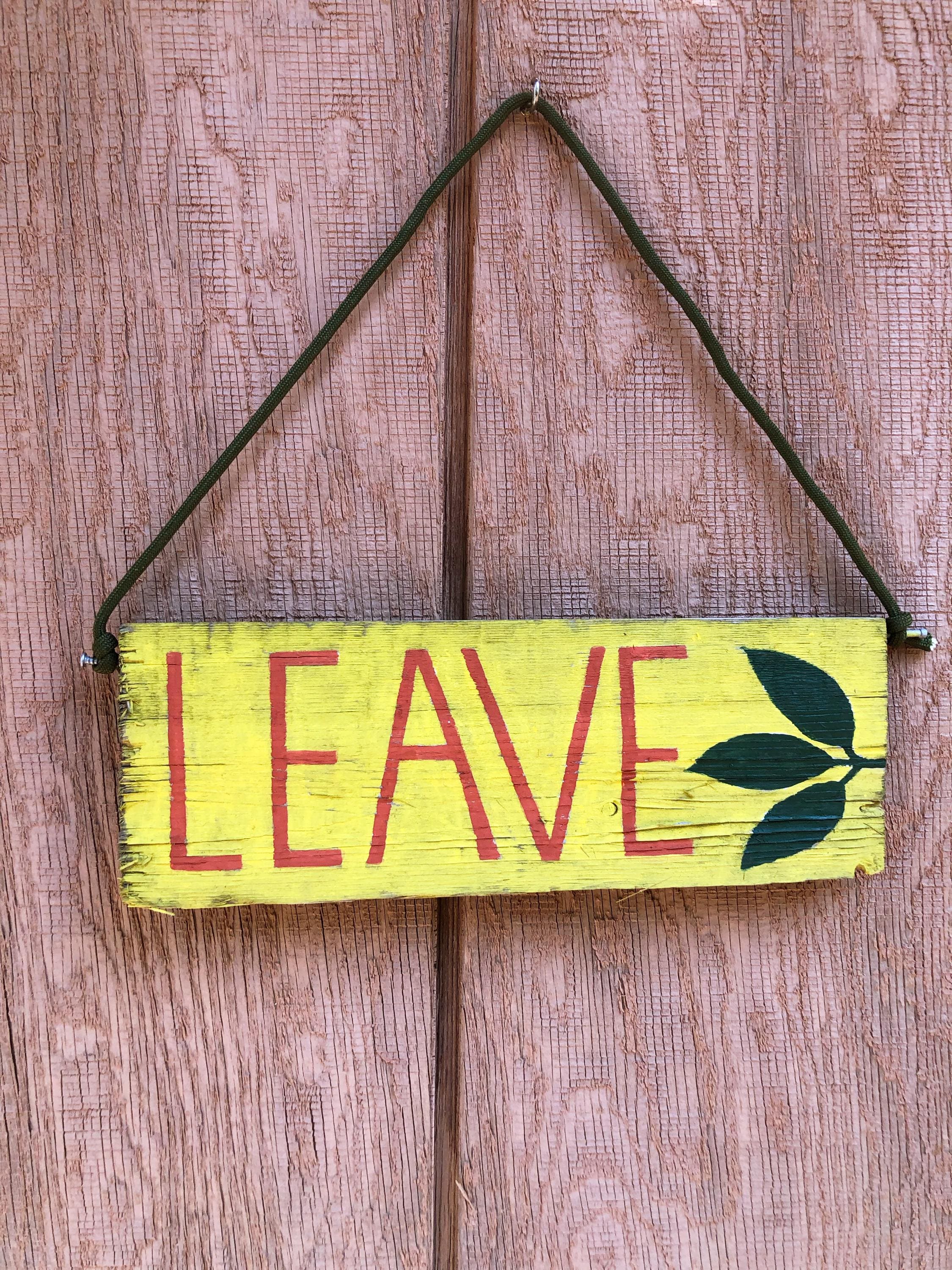 Hand Painted front door porch humorous